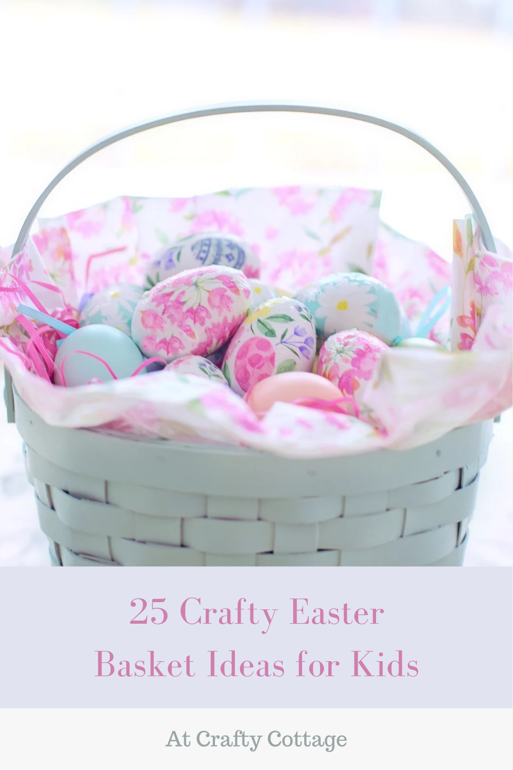 25 Crafty Easter Basket Ideas for Kids